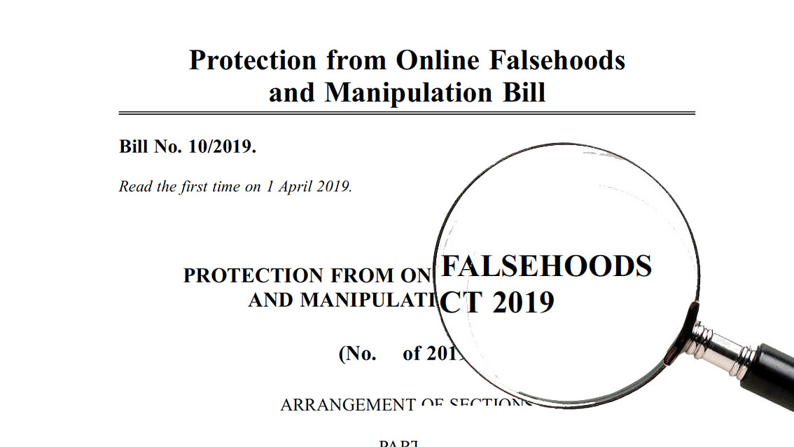 Online Falsehoods Bill: Language of the Law matters